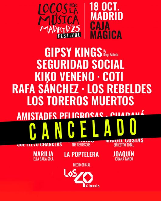 Cancelado Locos Madrid 2025
