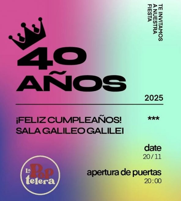 Concierto 40 Aniversario GALILEO GALILEI