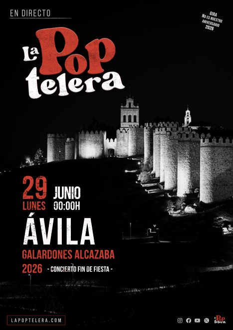 La Poptelera en Ávila – 29 junio 2026